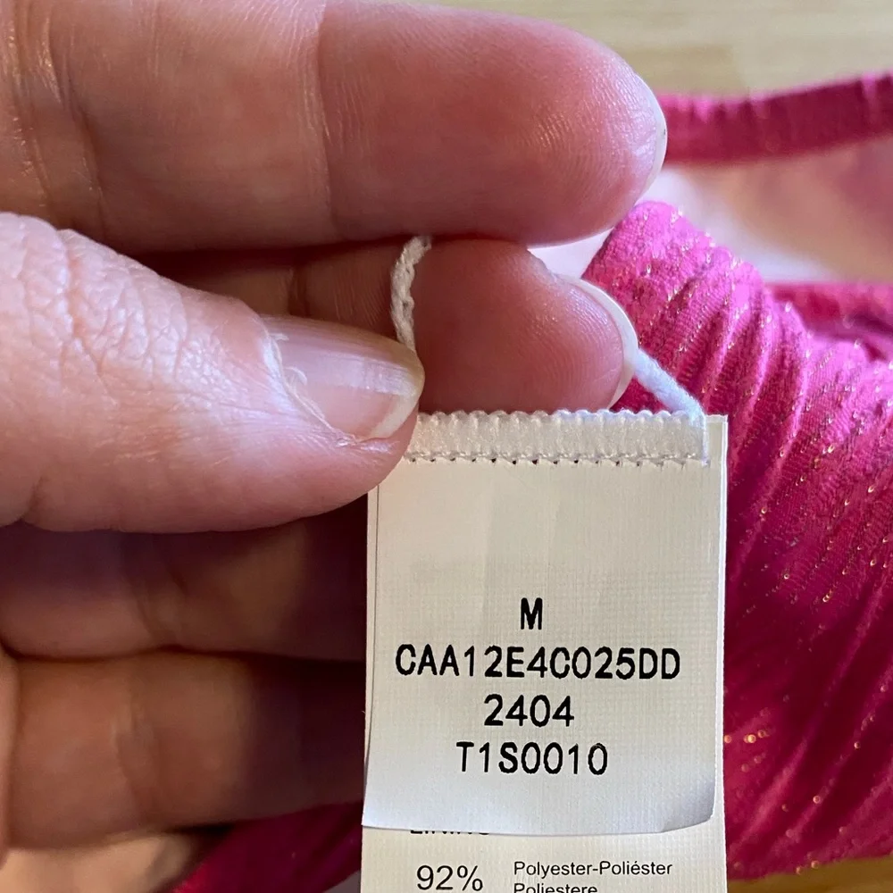 Cupshe x Jo Jo Fletcher NWT Plunging Cutout One-Piece Swimsuit Size M - Picture 5 of 10